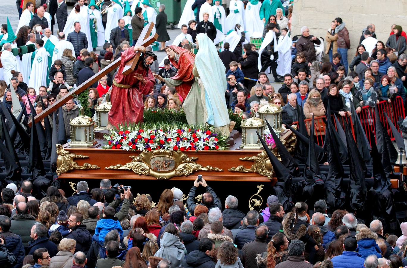 Semana Santa de Logroño 2018: Procesión del Santo Entierro en Viernes Santo