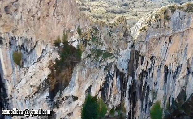 El salto de agua del Chorrón de Viguera