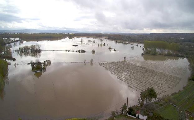 Los afectados por las crecidas piden «limpiar el Ebro» y poder extraer los áridos