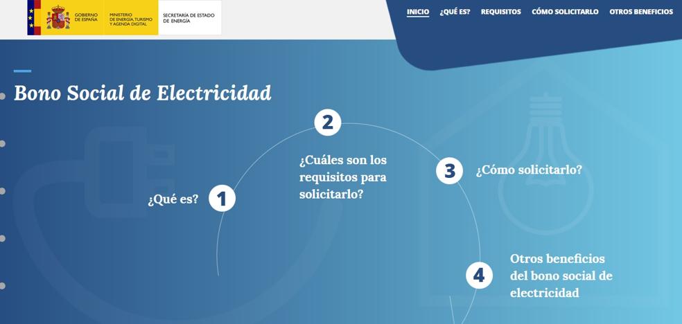 El Gobierno crea una web para recordar la posibilidad de acogerse al bono social