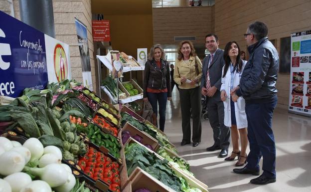 Los pacientes del Hospital de Calahorra comerán un menú especial de verdura fresca