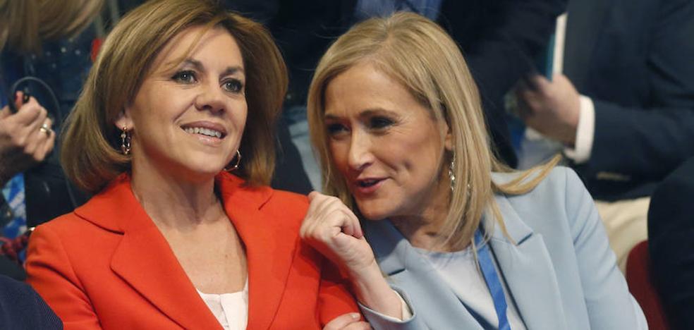 Cifuentes reconoce el apoyo de Cospedal en su carta de renuncia al PP de Madrid