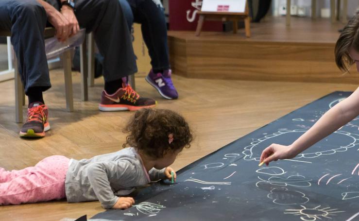 Talleres con niños en Concéntrico