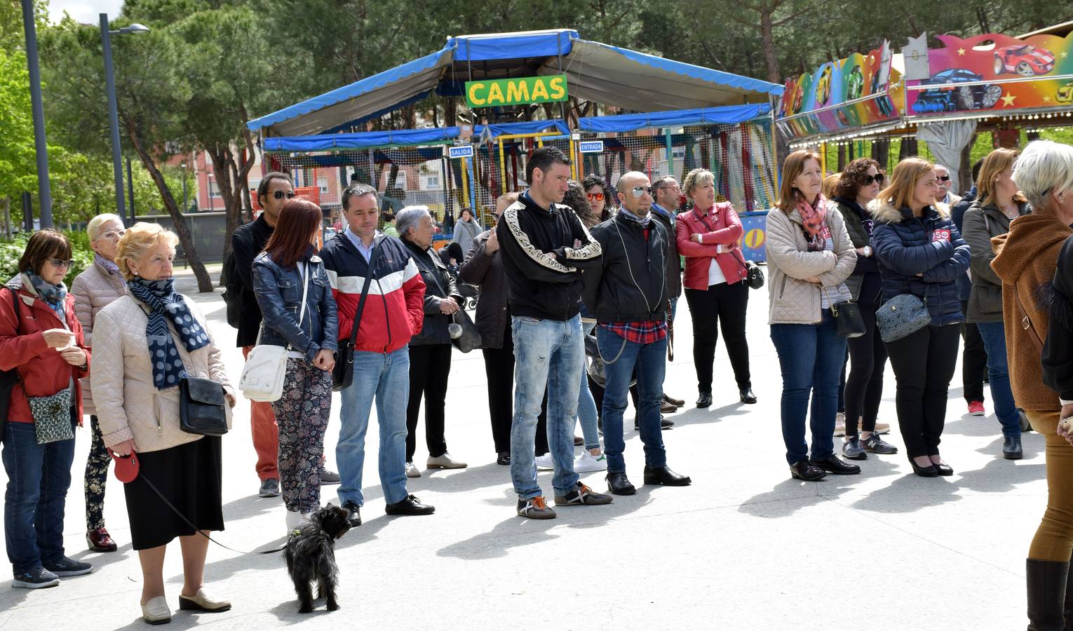 Concentración de USO en la plaza Primero de Mayo de Logroño