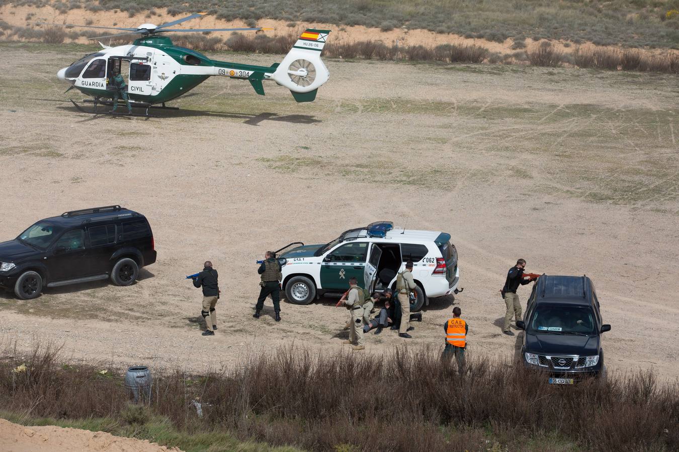 Podemos e IU critican que Rajoy inaugure el campo de pruebas de la Guardia Civil, «que funciona hace años»