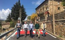 Finalizan las obras en la carretera de acceso a Lumbreras