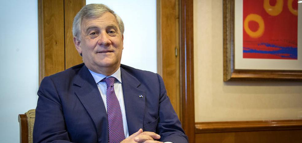 Antonio Tajani: «No se puede destruir un Estado nacional; en ningún país existen las pequeñas patrias»