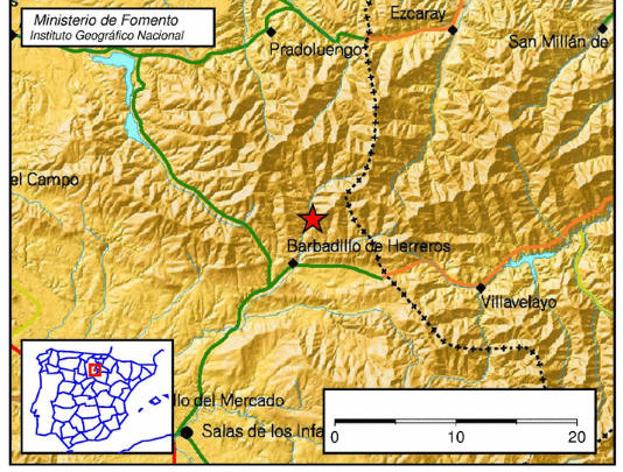 Un terremoto con epicentro en territorio burgalés se deja sentir en La Rioja