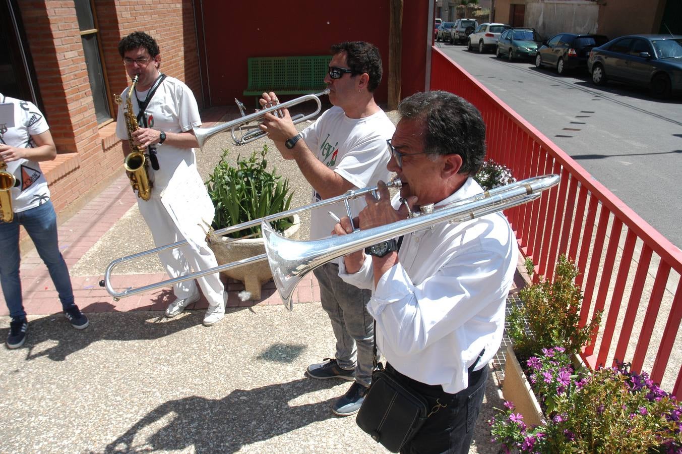 Procesión de Santa Quiteria en las fiestas de Bergasa