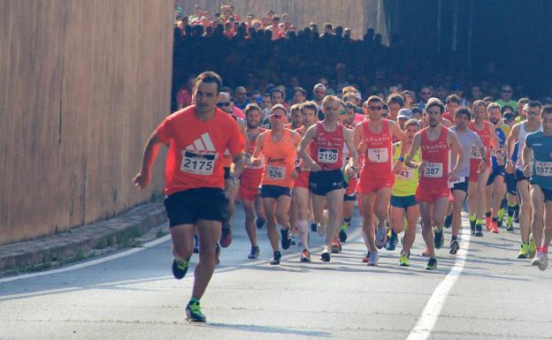 La salida de los corredores