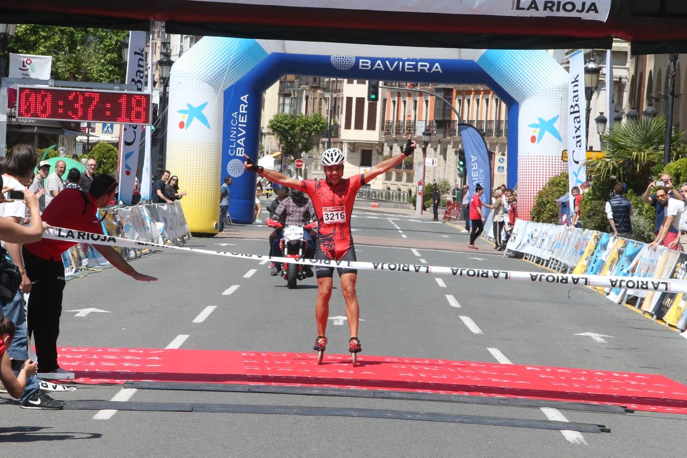 Media Maratón de Patines: La meta