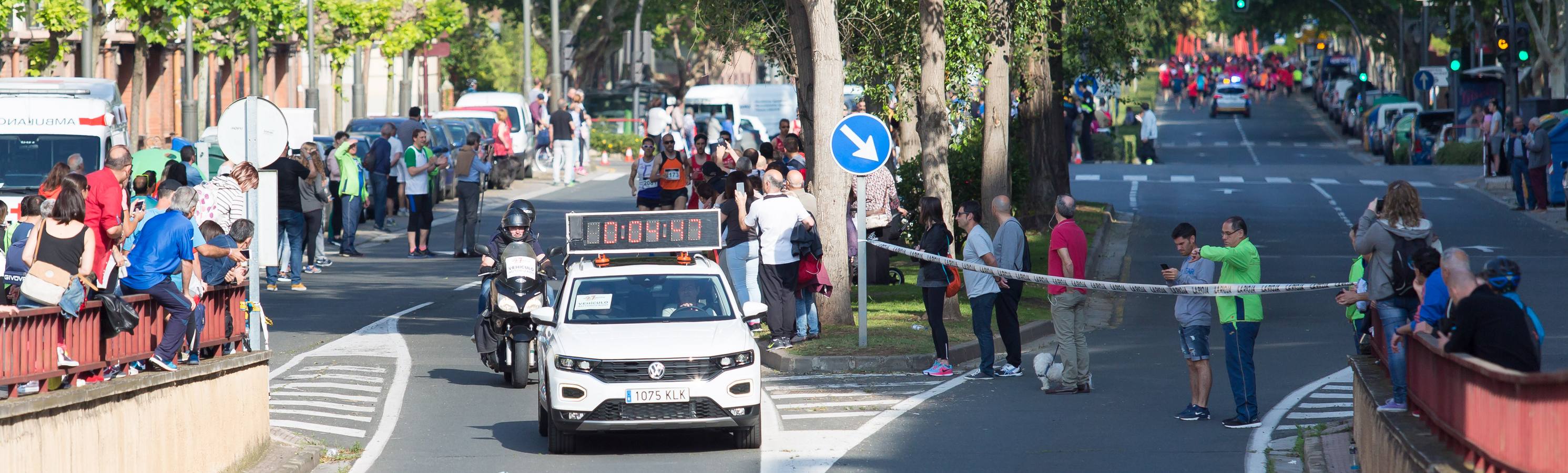 La salida de la Media Maratón