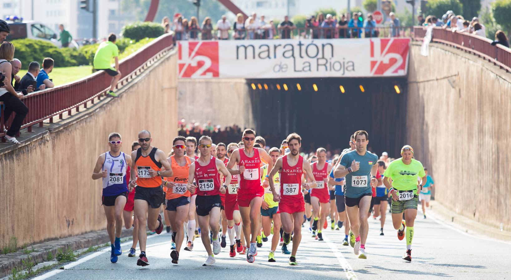 La salida de la Media Maratón