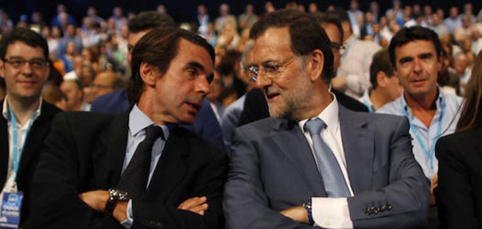 Rajoy a Aznar: «El centro derecha no hay que reconstruirlo»