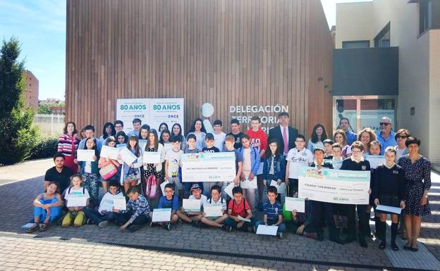 Tres colegios de Logroño competirán en la fase nacional del concurso escolar de la ONCE