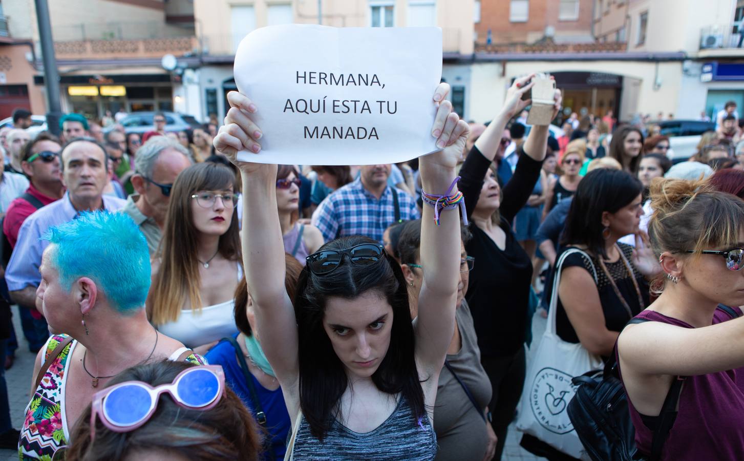 Logroño se manifiesta contra la libertad de La Manada