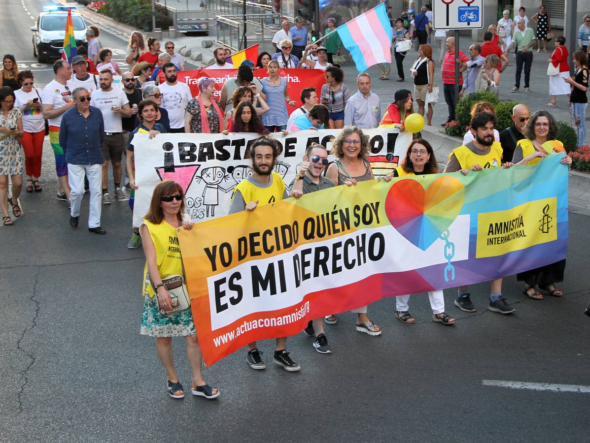 Logroño se manifiesta por los derechos del colectivo LGTBI+