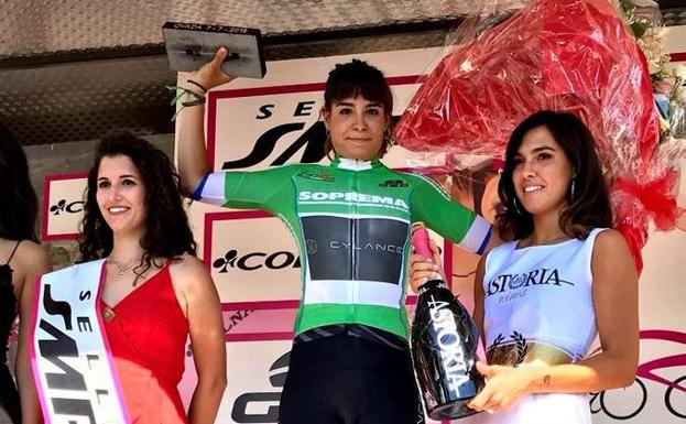 Sheyla Gutiérrez, líder de la montaña en el Giro