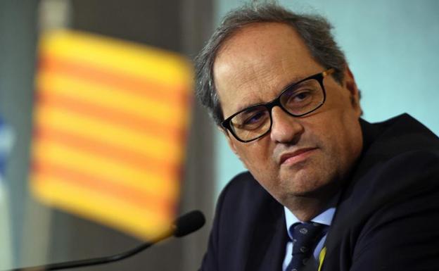 Quim Torra no pedirá el acta a los diputados suspendidos por Llarena