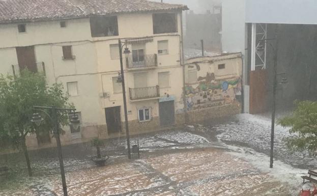 Granizada en Murillo