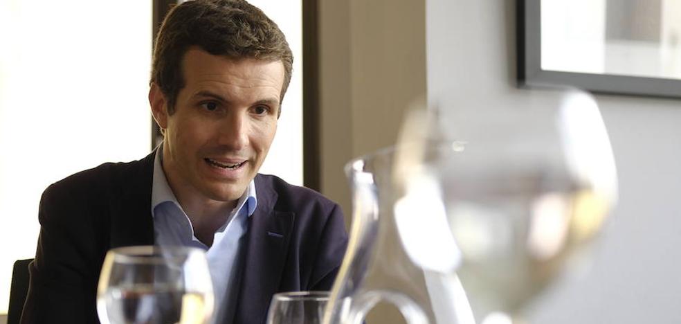 Pablo Casado: «En el PP se gana por los méritos, no por el hecho de ser hombre o mujer»