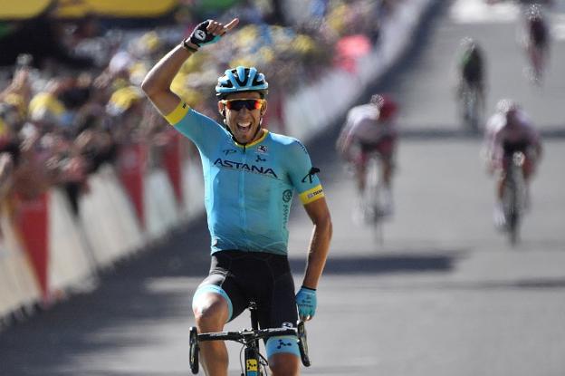 Omar Fraile despega en el Tour