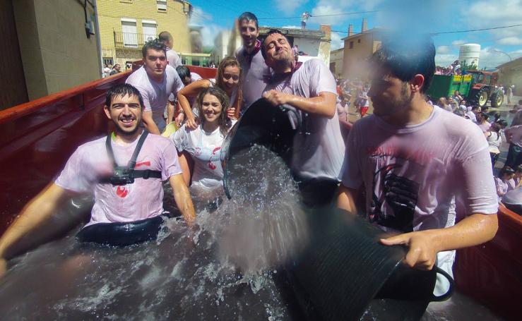 Batalla del Clarete 2018 en San Asensio