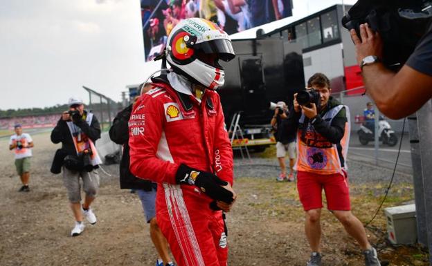 Aluvión de críticas a Vettel por su accidente