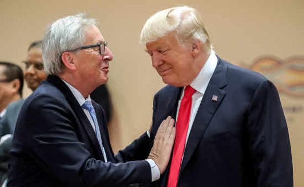 Europa lo fía todo al «killer» Juncker para evitar que Trump active su guerra comercial