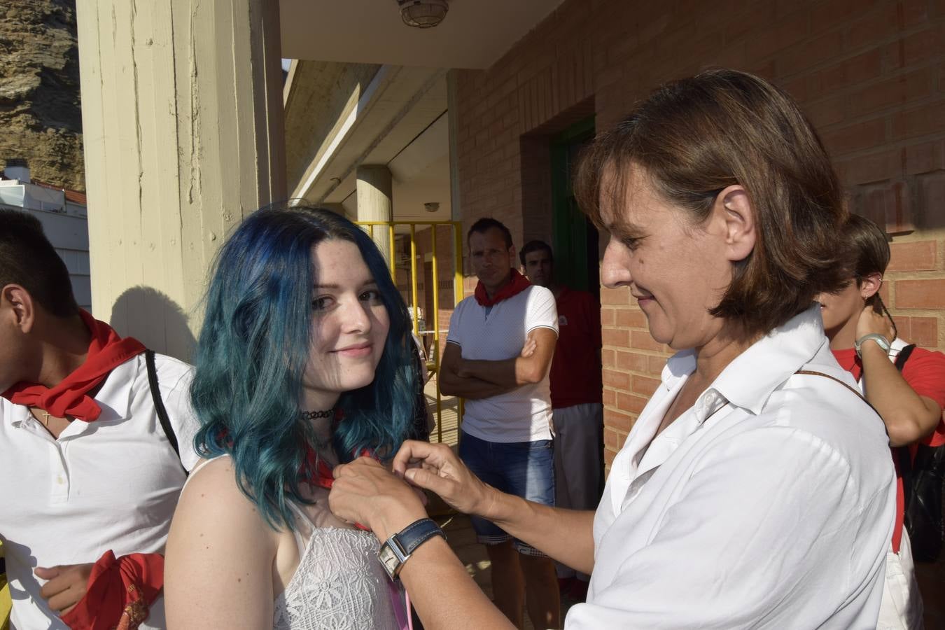 Disparo del cohete en Cervera