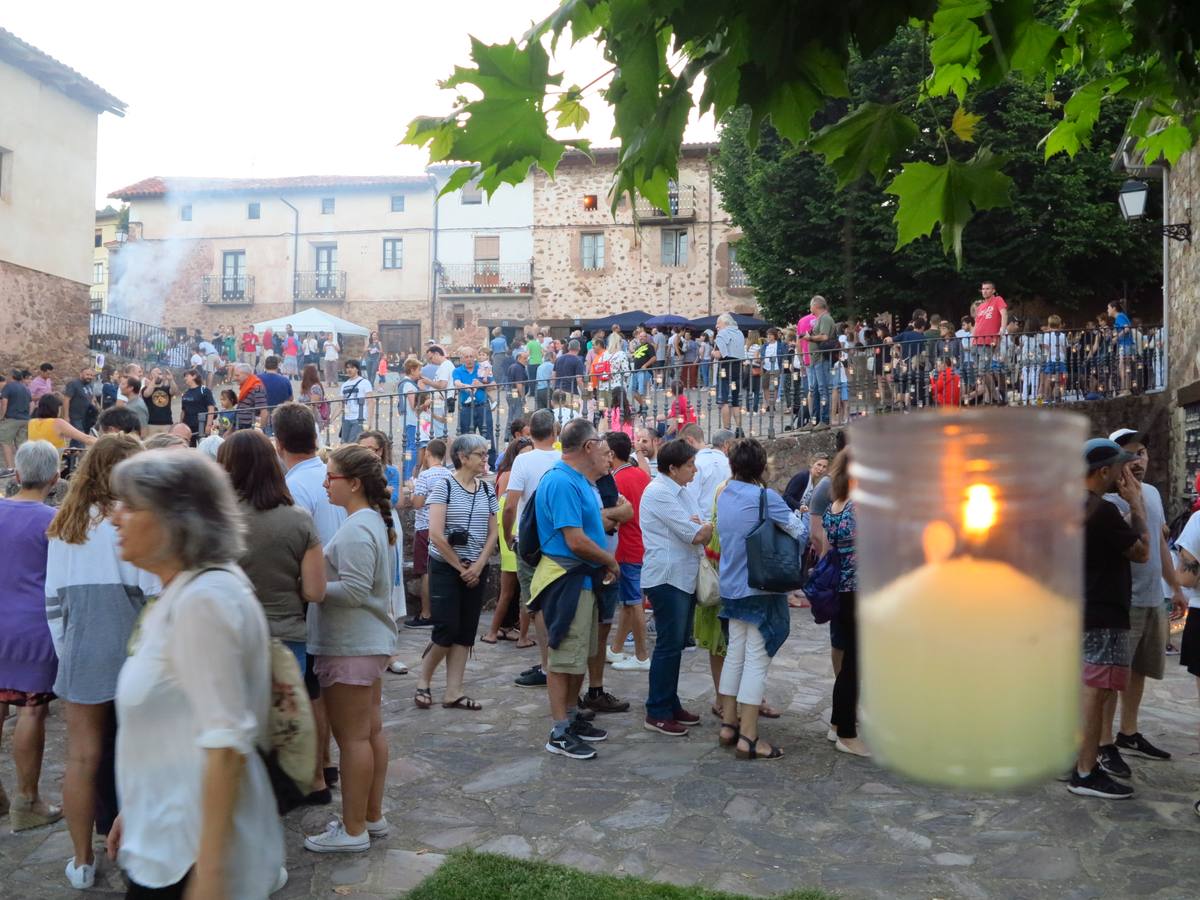 Noche de las velas en El Rasillo