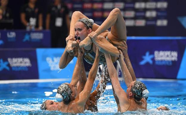 El equipo español de sincronizada se queda sin medalla