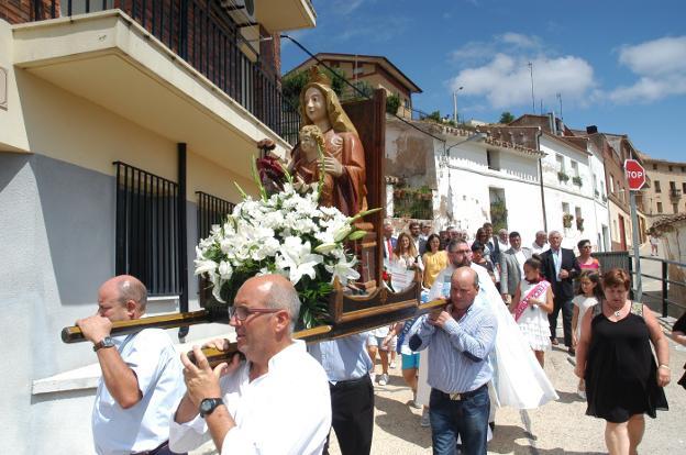 Ayer salió en procesión la Virgen de la Antigua