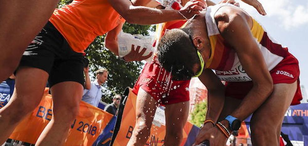 Camilo Santiago da la plata al maratón español