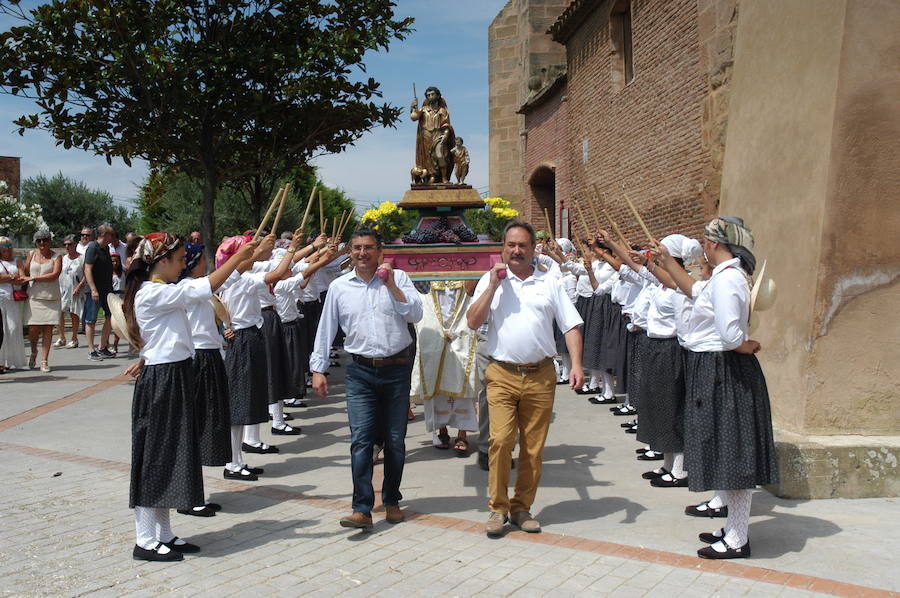 Procesión por San Roque en Galilea