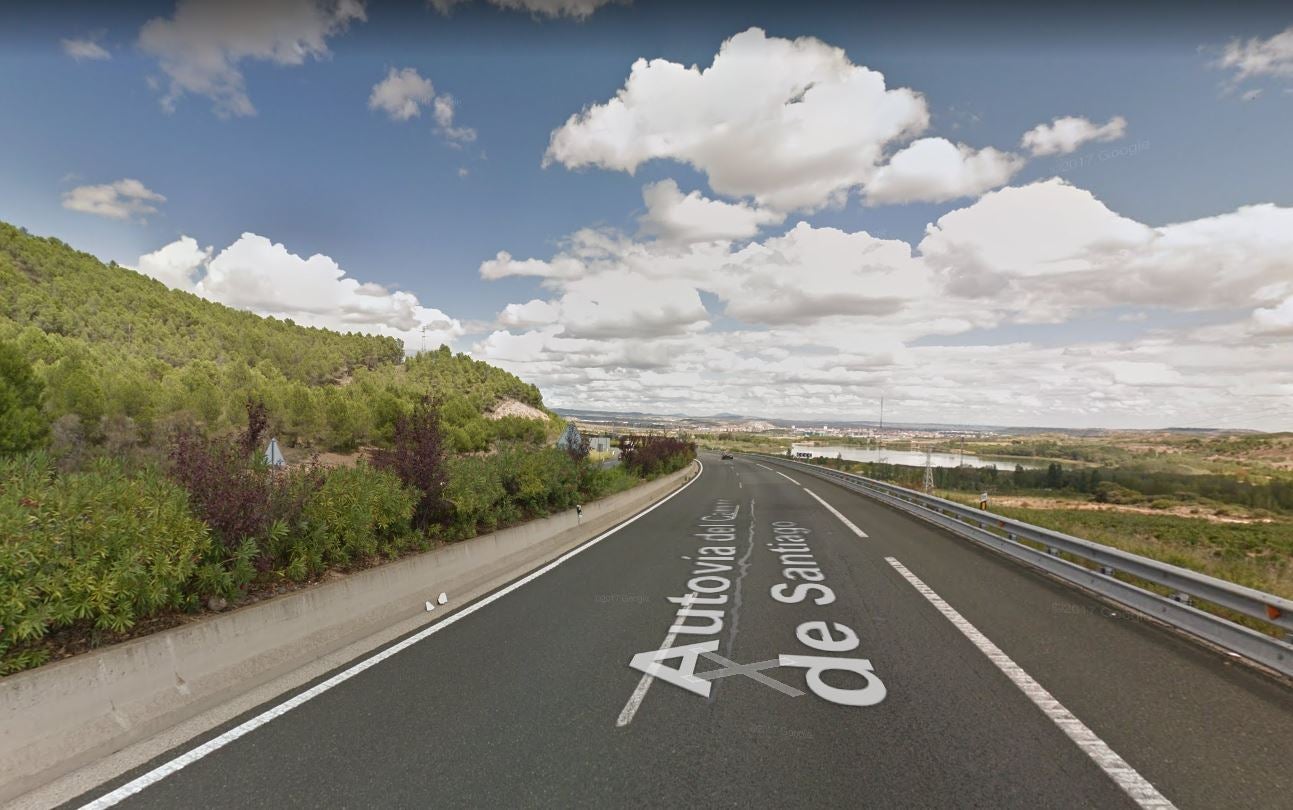 Una mujer de 55 años, herida en una accidente en La Grajera