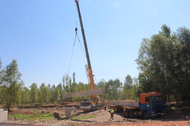 Seis vigas para sortear el Iregua