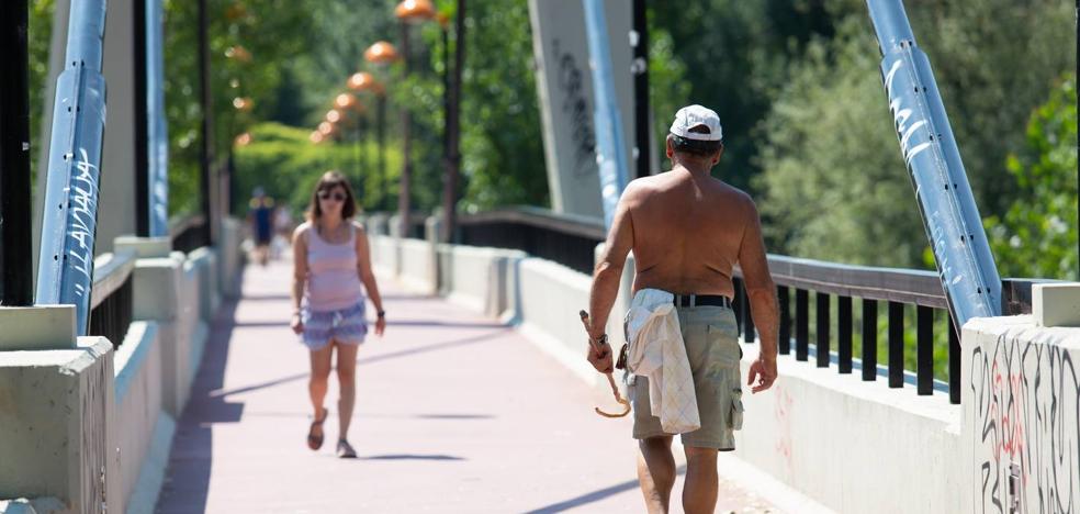 Logroño 2065: temperaturas de 44 grados e inundaciones nunca vistas