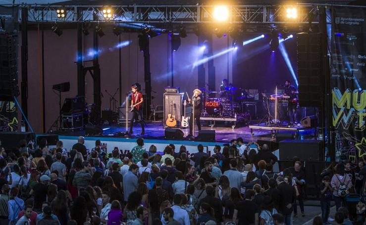 Carmen Boza, Pecker, Polock Depedro y Sidonie en la segunda noche de Muwi