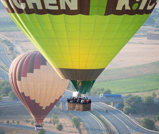 El último vuelo decidirá hoy un campeonato de España de aerostación muy disputado