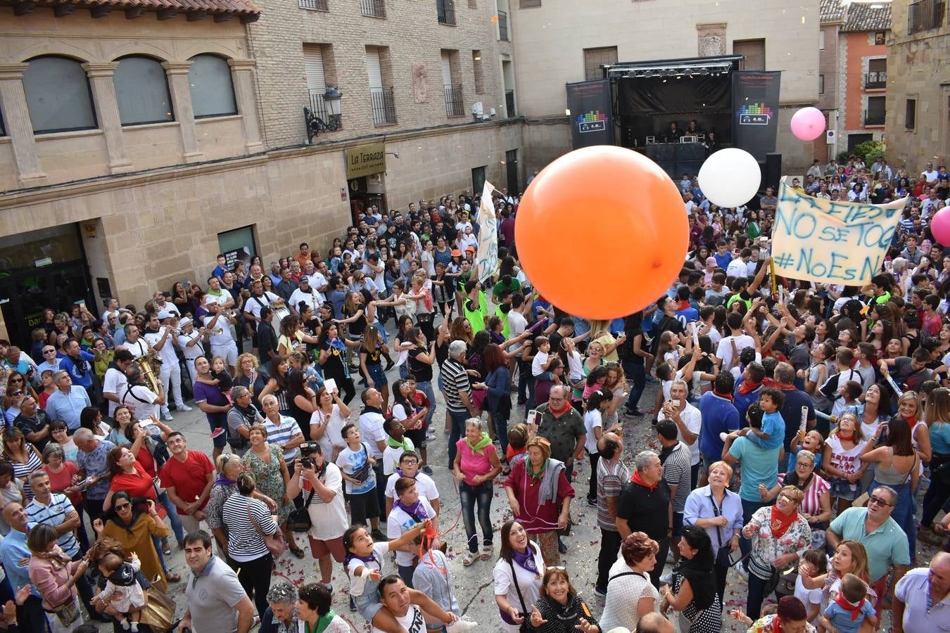 Disparo del cohete en Alberite