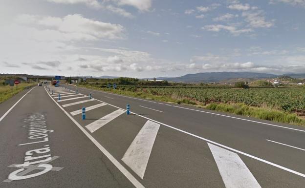 Herida una mujer en un accidente de tráfico en Fuenmayor