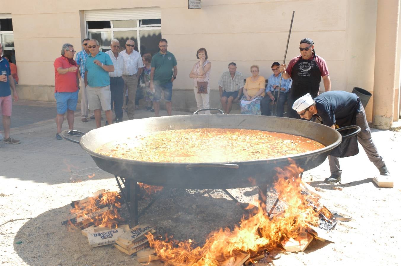Procesion del Cristo de los Buenos Temporales en el Villar de Arnedo