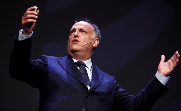 Javier Tebas: «Parece que vamos a jugar todos los partidos en Miami. Hay una alarma social exagerada»