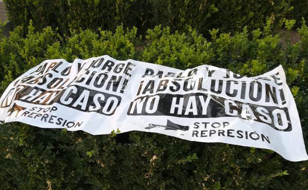 Stop Represión denuncia una «ola represiva» a personas que muestran su apoyo a Pablo y Jorge