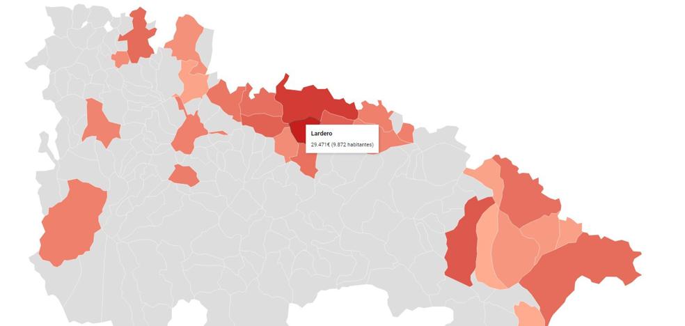 Lardero, el municipio más rico de La Rioja y Quel el más pobre