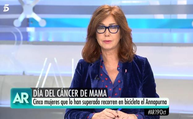 Ana Rosa desvela que superó un cáncer de mama hace ocho años