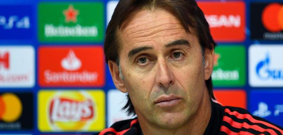 Lopetegui: «Si pretendéis ver un entrenador abatido, no miréis hacia aquí»