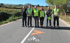 Las carreteras riojanas estrenan un sistema de señalización para motoristas