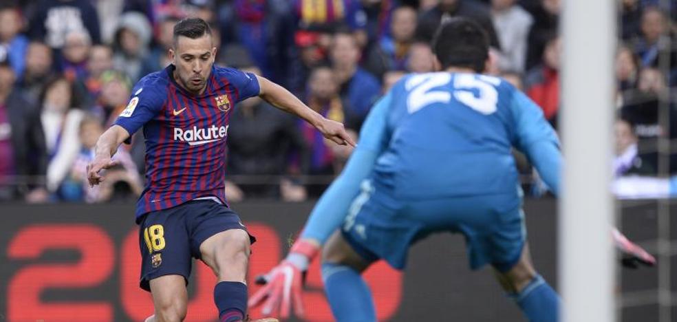 Jordi Alba, una pesadilla para el Madrid